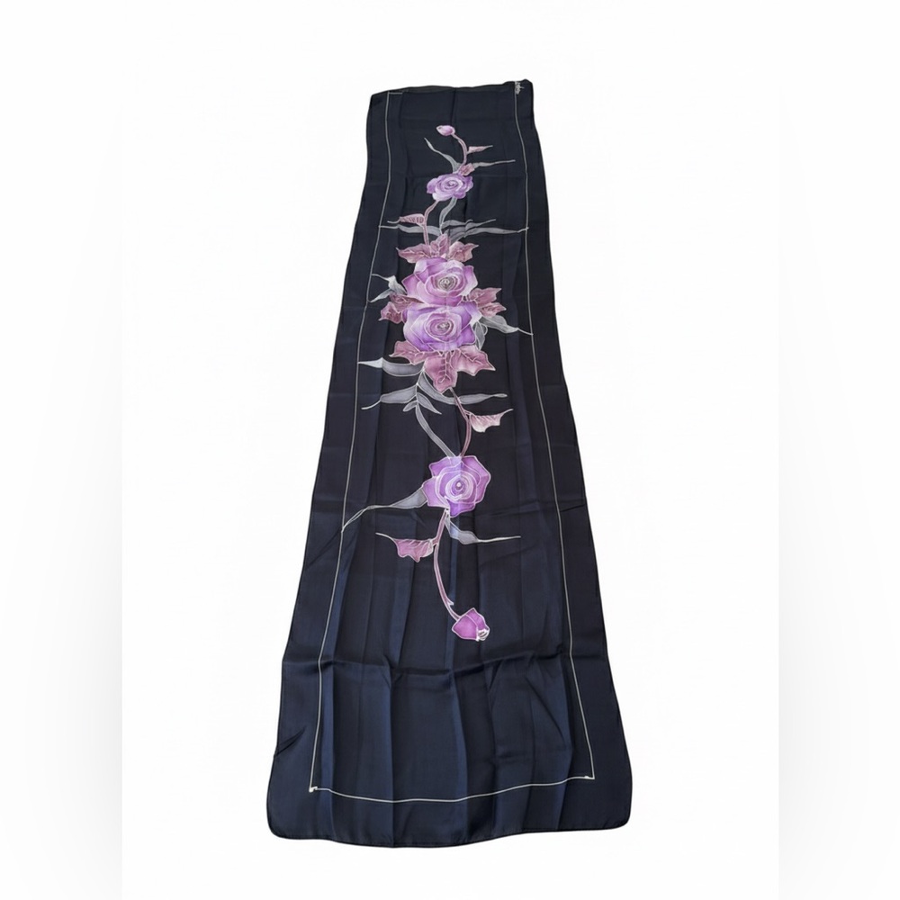 Chic Black and Pink Scarf